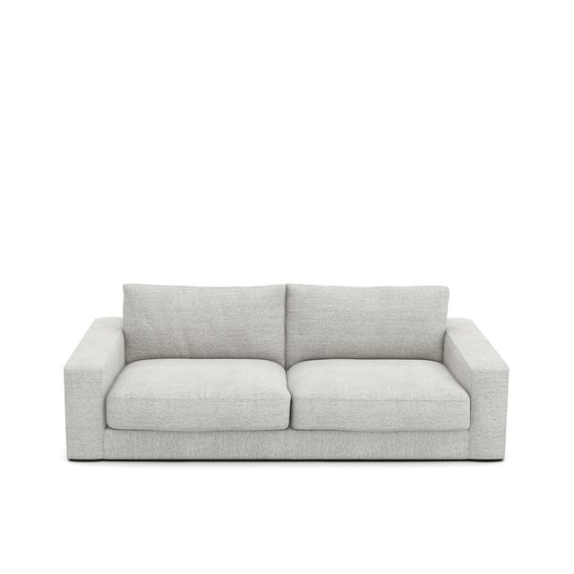 Πτυσσόμενος καναπές-κρεβάτι με μελανζέ ταπετσαρία, Skander