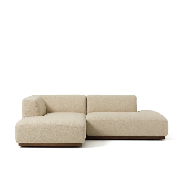 Γωνιακός καναπές με μπουκλέ ταπετσαρία, Jacopo