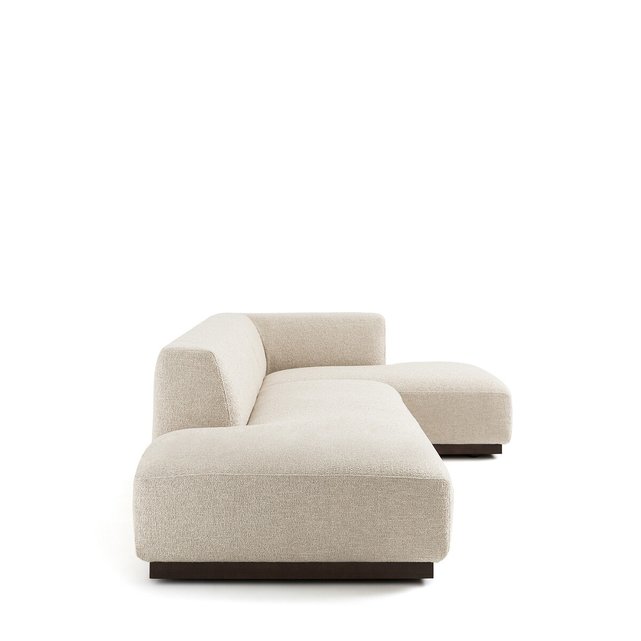 Γωνιακός καναπές XL με μπουκλέ ταπετσαρία, Jacopo
