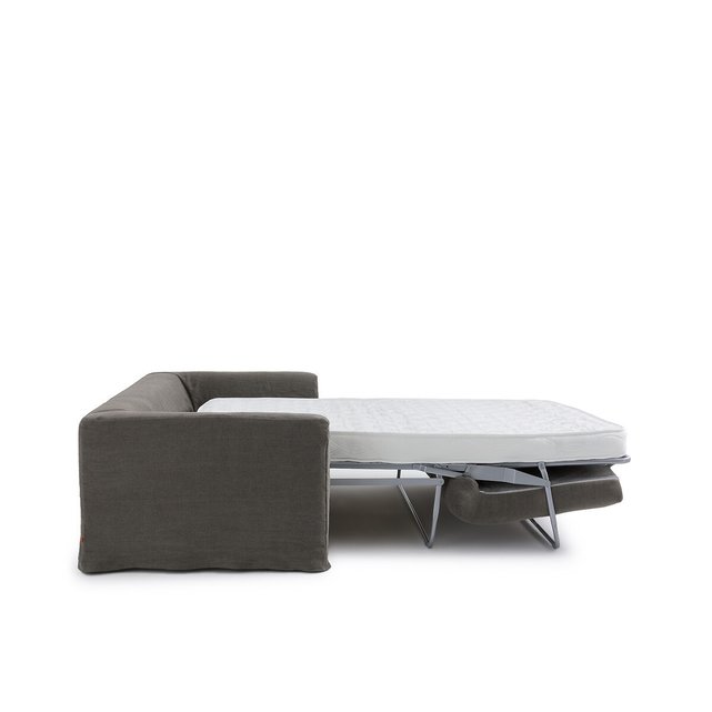 Καναπές-κρεβάτι από χοντρό λινό stonewashed, Marcoli