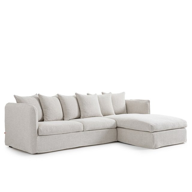Γωνιακός καναπές-κρεβάτι με σχέδιο ύφανσης, Néo Chiquito