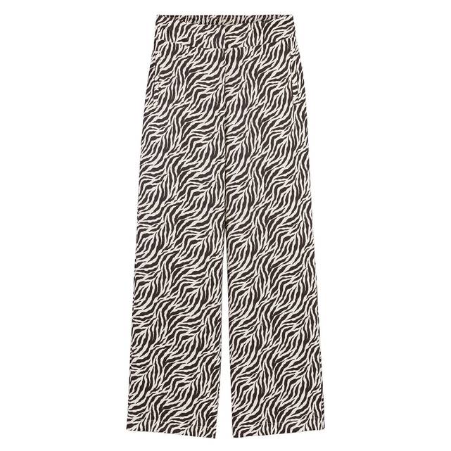Φαρδύ παντελόνι με animal print