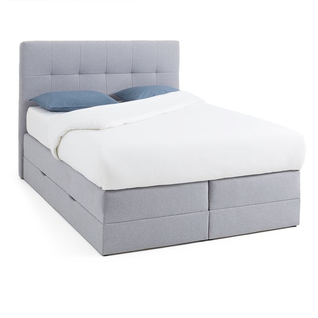 Κρεβάτι boxspring με χώρο αποθήκευσης, Eloi