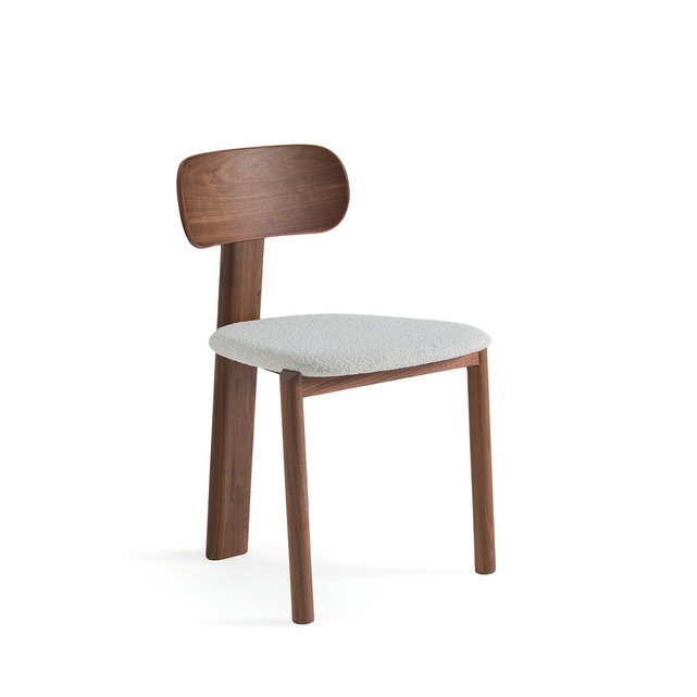 Καρέκλα με μπουκλέ ταπετσαρία, σχεδίασης E. Gallina, Marais