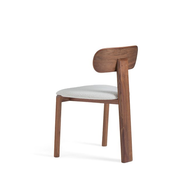 Καρέκλα με μπουκλέ ταπετσαρία, σχεδίασης E. Gallina, Marais