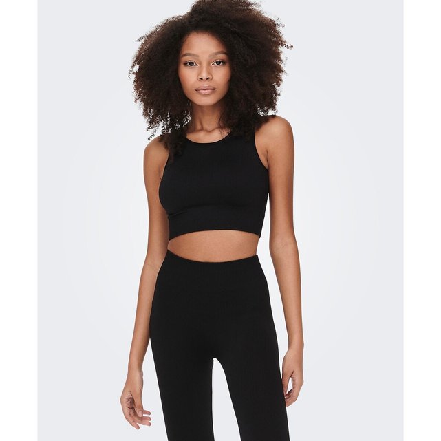 Crop-top Jaia διαπνεόμενο, χωρίς ραφές