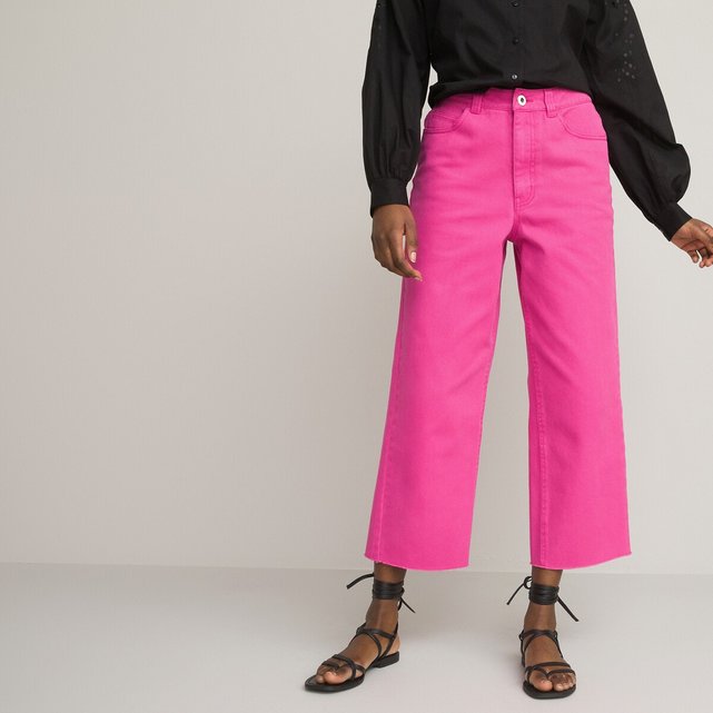 Παντελόνι mom fit με κανονική μέση