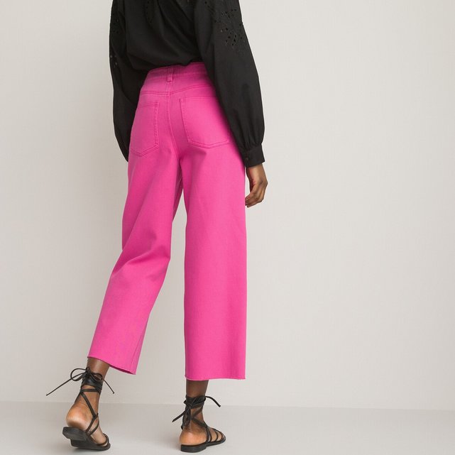 Παντελόνι mom fit με κανονική μέση