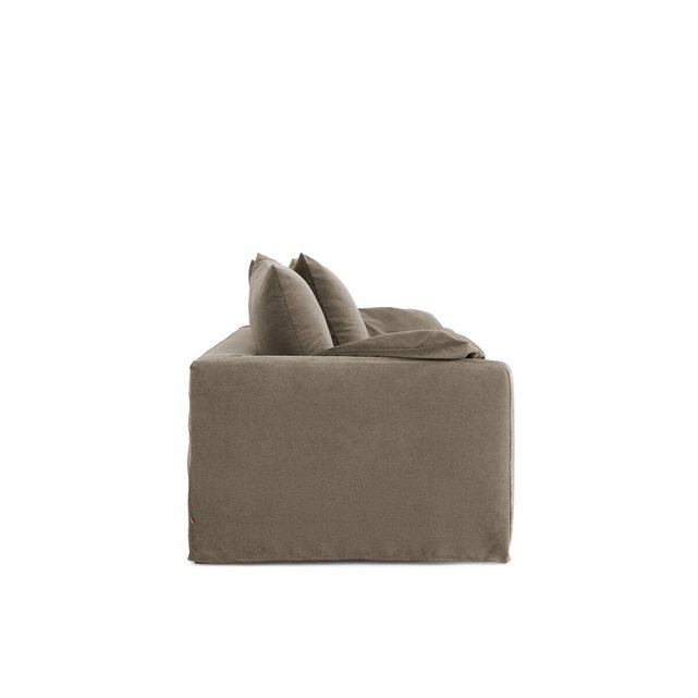 Πτυσσόμενος καναπές-κρεβάτι από βελούδο stonewashed, Marcoli