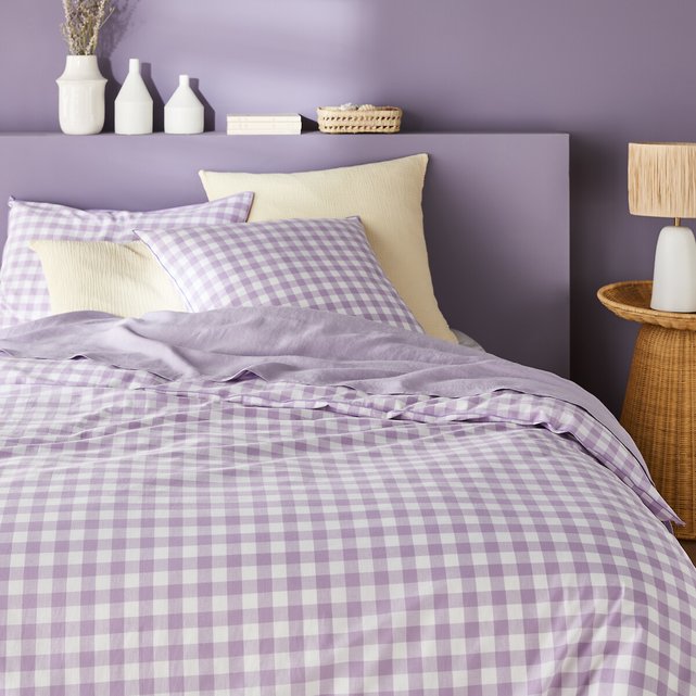 Βαμβακερό σεντόνι με λάστιχο 30 εκ., Veldi violet