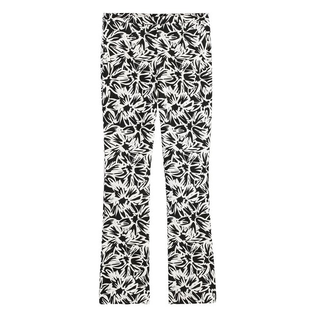 Παντελόνι σε γραμμή σωλήνα με φλοράλ μοτίβο