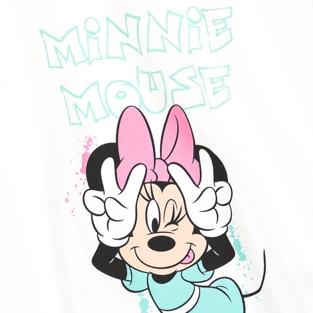 Κοντομάνικο T-shirt με στάμπα Minnie Mouse