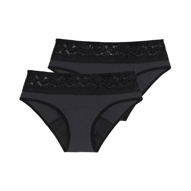Σετ 2 σλιπ για την περίοδο, Eco Moon Lace