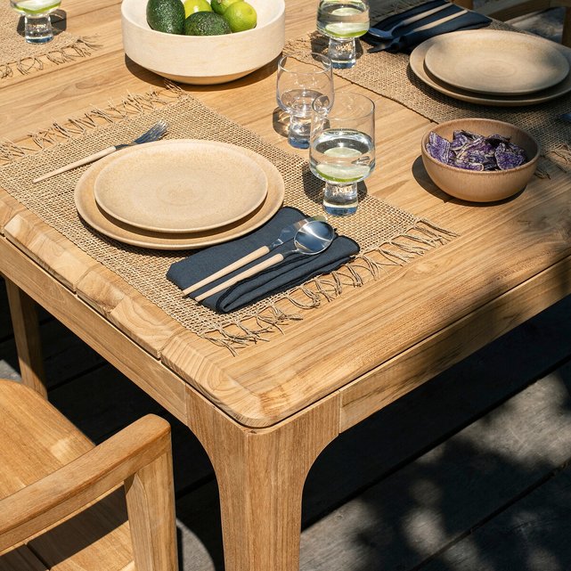 Τραπεζάκι κήπου από μασίφ ξύλο teak, Cordano