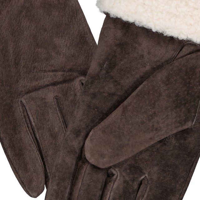 Δερμάτινα γούνινα γάντια