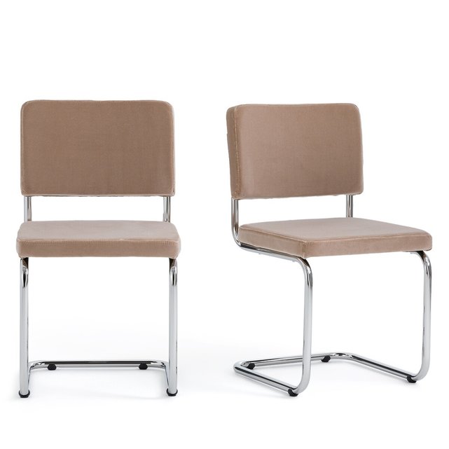 Σετ 2 βελουτέ καρέκλες «πρόβολος», Sarva