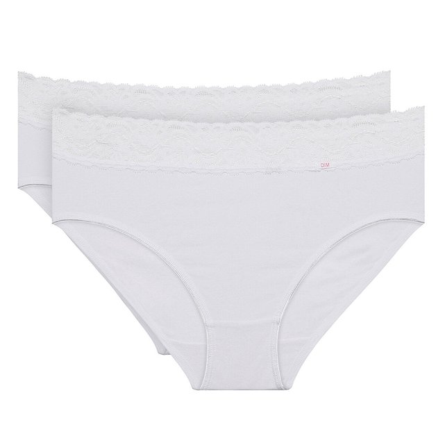 Σετ 2 μάξι σλιπ, Coton Stretch Feminine