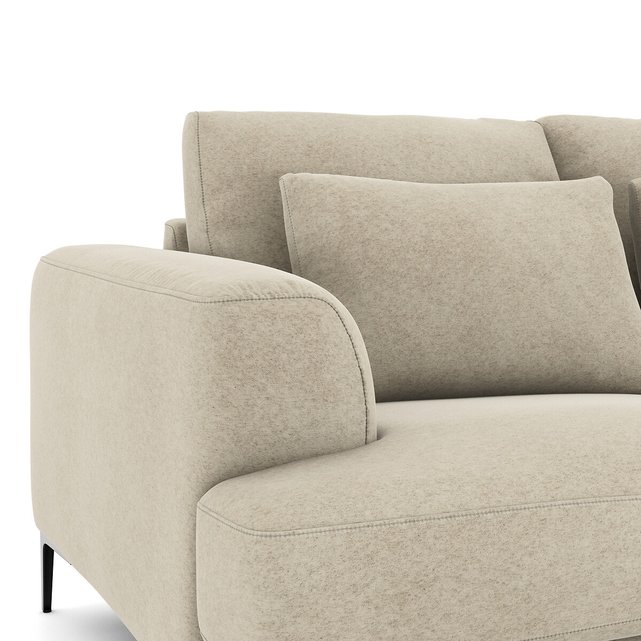 Διθέσιος καναπές με ταπετσαρία από λινό βελούδο, Marsile