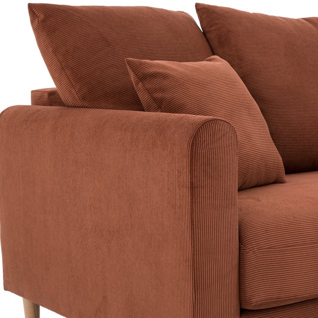Διθέσιος καναπές από βελούδο κοτλέ, Ilda
