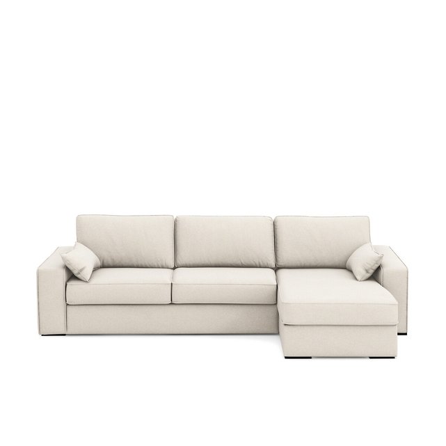 Γωνιακός καναπές-κρεβάτι από πολυέστερ με στρώμα τεχνολογίας Bultex, Cecilia