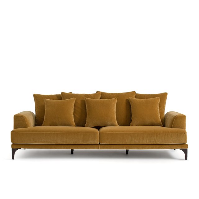 Καναπές με βελουτέ ταπετσαρία, Armento