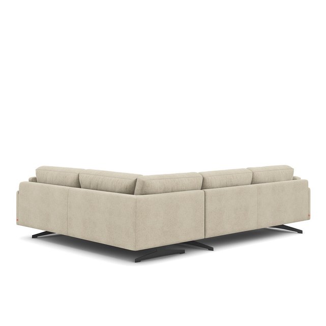 Γωνιακός καναπές από λινό βελούδο, César