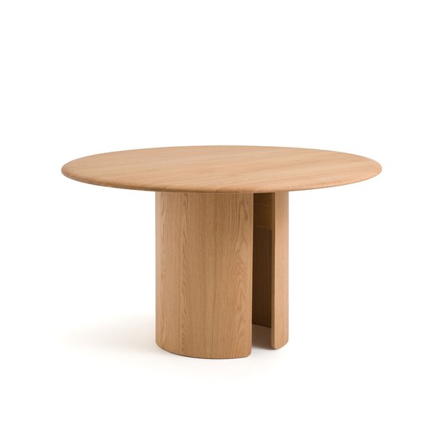 Στρογγυλό τραπέζι από ξύλο δρυ, Sculpta