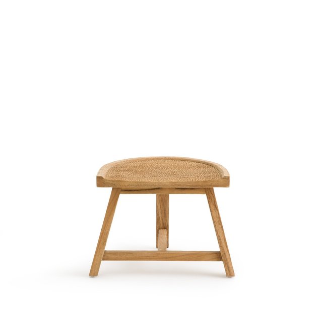 Χαμηλό σκαμπό από teak, Barville
