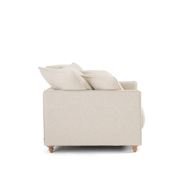 Διθέσιος καναπές-κρεβάτι με μπουκλέ ταπετσαρία, Lazare