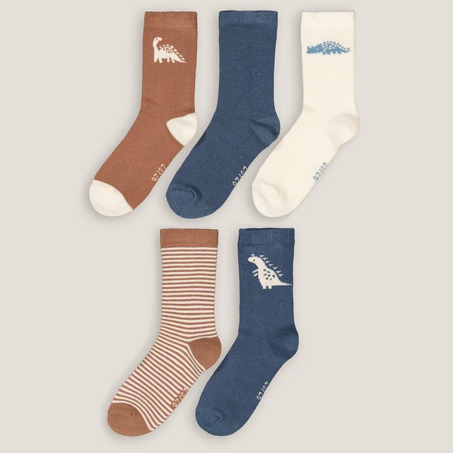 Σετ 5 ζευγάρια κάλτσες με σχέδιο δεινόσαυρο