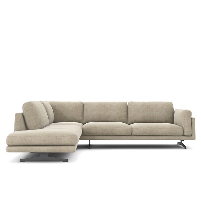 Γωνιακός καναπές από λινό βελούδο, Cesar