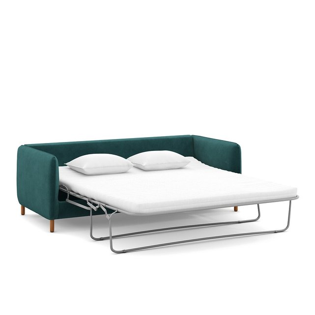 Καναπές-κρεβάτι 2, 3 ή 4 θέσεων με βελούδινη ταπετσαρία, Lomeo