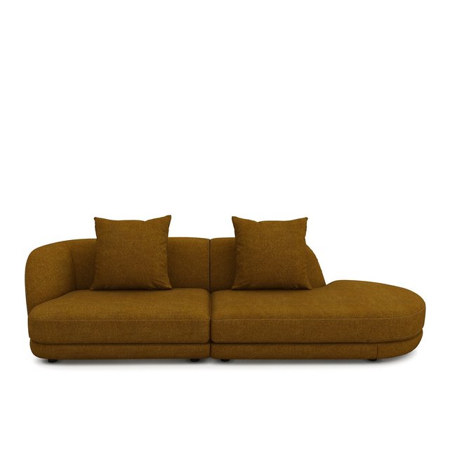 Καναπές με μελανζέ ψαθωτή ταπετσαρία, Alessio
