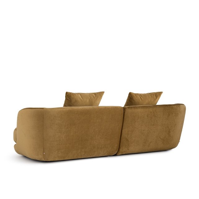 Πενταθέσιος καναπές από λινό βελούδο, Alessio