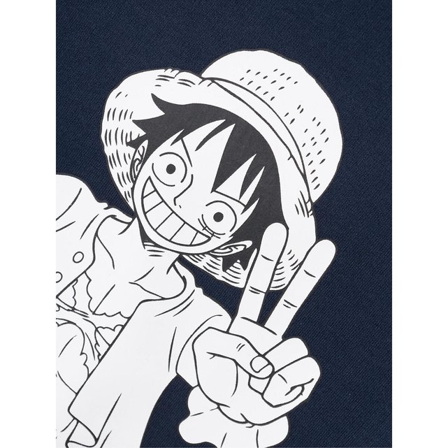 Φούτερ με κουκούλα από φανέλα, One Piece