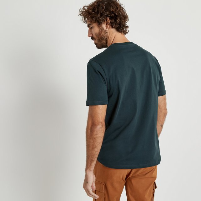 Κοντομάνικο T-shirt με στρογγυλή λαιμόκοψη