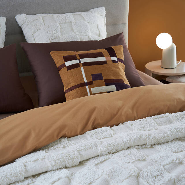 Βαμβακερή θήκη για μαξιλαράκι με tufted μοτίβα 65x65 εκ., Renzo