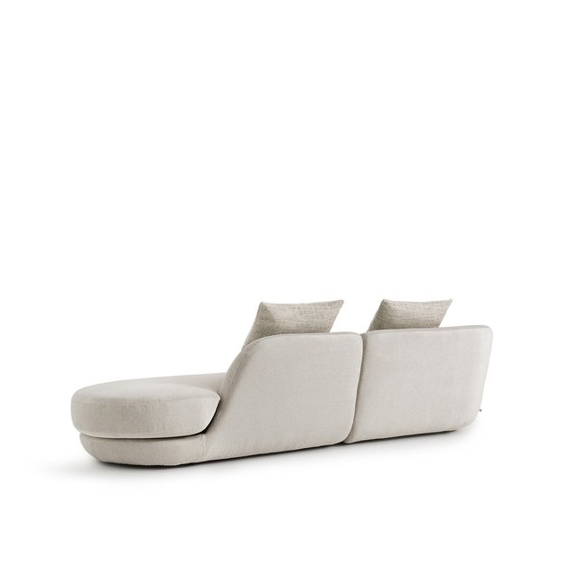Τετραθέσιος καναπές από λινό βελούδο, Alessio