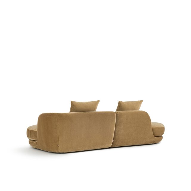 Γωνιακός καναπές από λινό βελούδο, Alessio