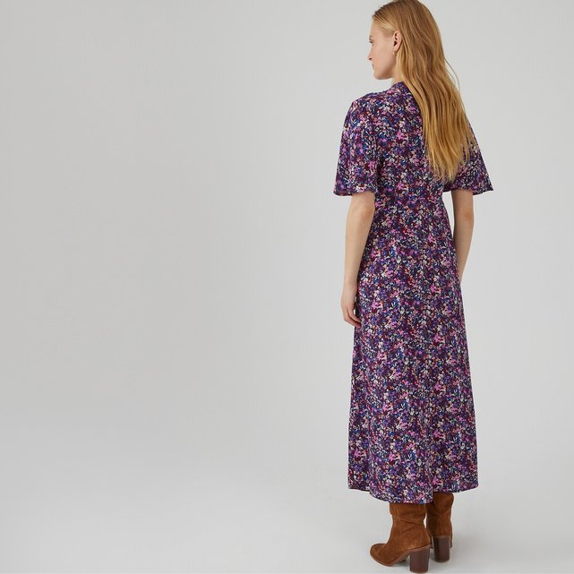 Μακρύ φόρεμα με φλοράλ μοτίβο, Signature