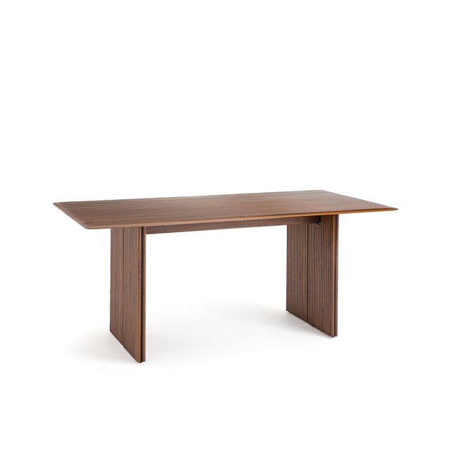 Τραπέζι από μασίφ ξύλο καρυδιάς Π180 εκ., Minela