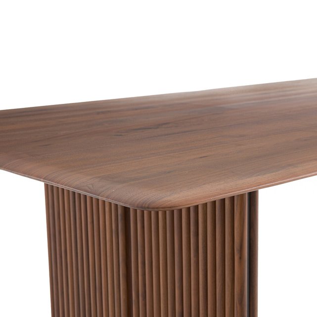 Τραπέζι από μασίφ ξύλο καρυδιάς Π180 εκ., Minela