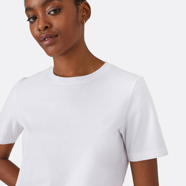 Κοντομάνικο T-shirt με στρογγυλή λαιμόκοψη