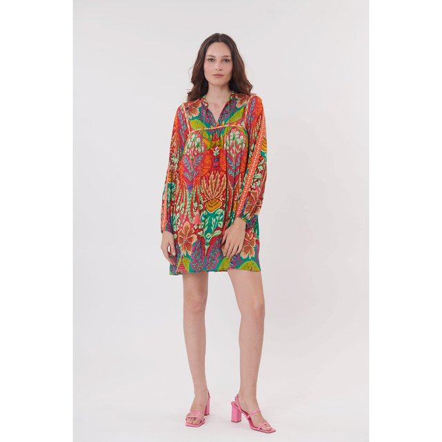 Ίσιο φόρεμα με φλοράλ μοτίβο, Terrazza