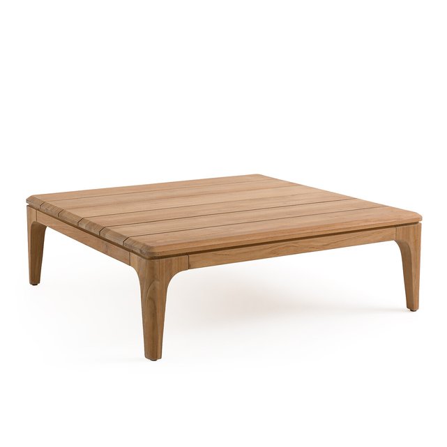 Χαμηλό τετράγωνο τραπεζάκι από ξύλο teak, Cordano