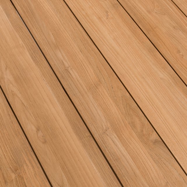 Χαμηλό τετράγωνο τραπεζάκι από ξύλο teak, Cordano