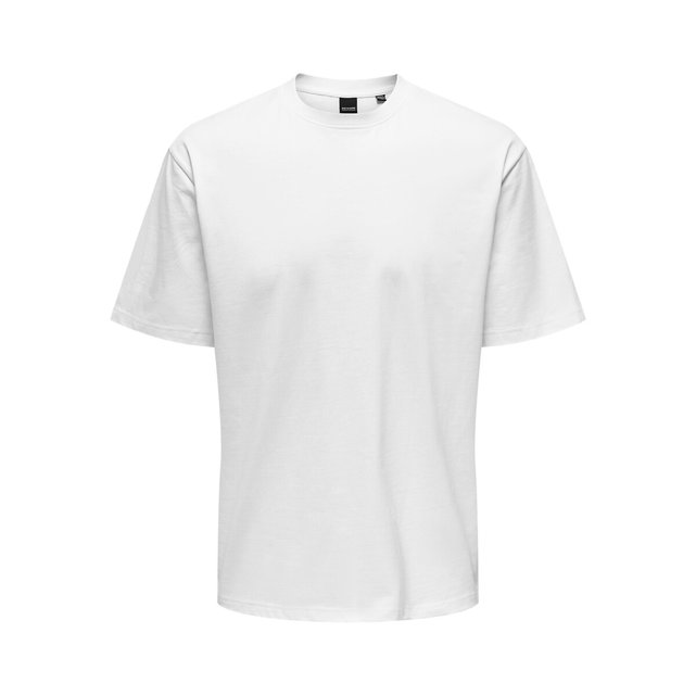 Φαρδύ T-shirt με στρογγυλή λαιμόκοψη