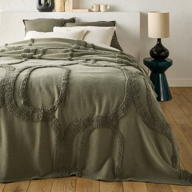Βαμβακερό κάλυμμα κρεβατιού με tufted όψη, Massimo