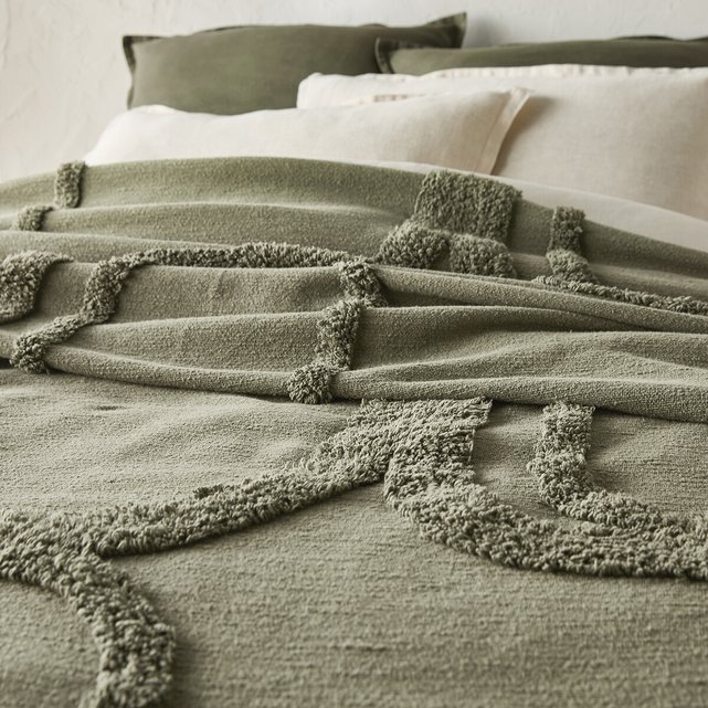 Βαμβακερό κάλυμμα κρεβατιού με tufted όψη, Massimo