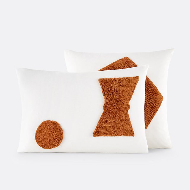 Βαμβακερή μαξιλαροθήκη με tufted μοτίβα, Balanka